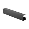 Sistema di gestione cavi sottoscrivania InLine 23190B, acciaio, nero, 114×600×76 mm