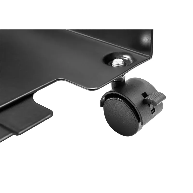 Carrello PC InLine, carrello per case del computer, max. 10 kg, nero