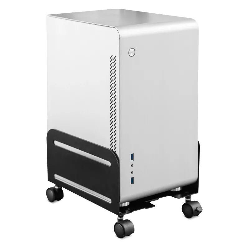 Carrello PC InLine, carrello per case del computer, max. 10 kg, nero