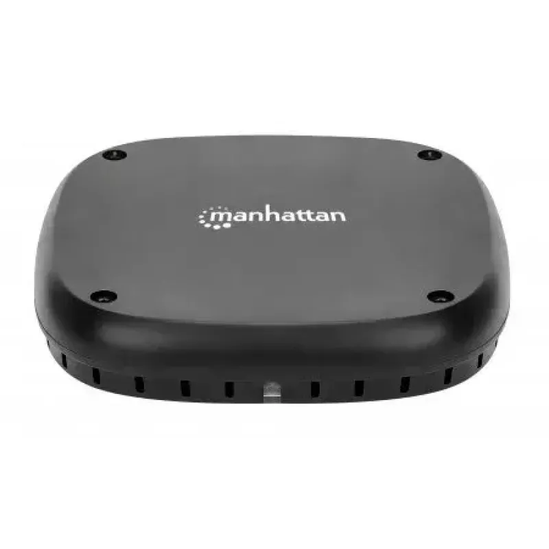 Pad di ricarica wireless Manhattan 10W sottoscrivania nero cavo 1,2m