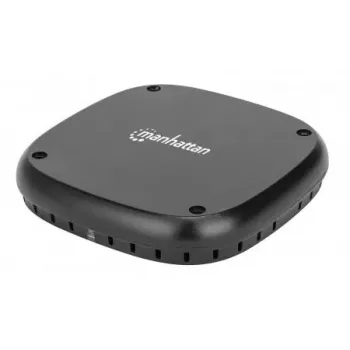 Pad di ricarica wireless Manhattan 10W sottoscrivania nero cavo 1,2m