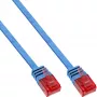 InLine cavo patch ultraslim piatto U/UTP Cat.6 Gigabit blu 1,5 m