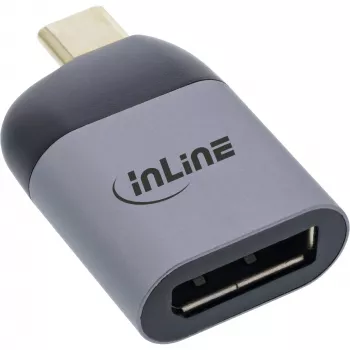 Adattatore display USB InLine 64106D connettore maschio USB-C su connettore femmina DisplayPort 8K60Hz
