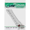Ciabatta InLine 16461T 6 prese Schuko CEE 7/3 bianco 1,5m