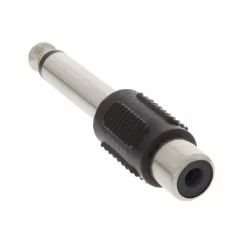 Adattatore audio InLine 6,3mm maschio RCA femmina mono 99322