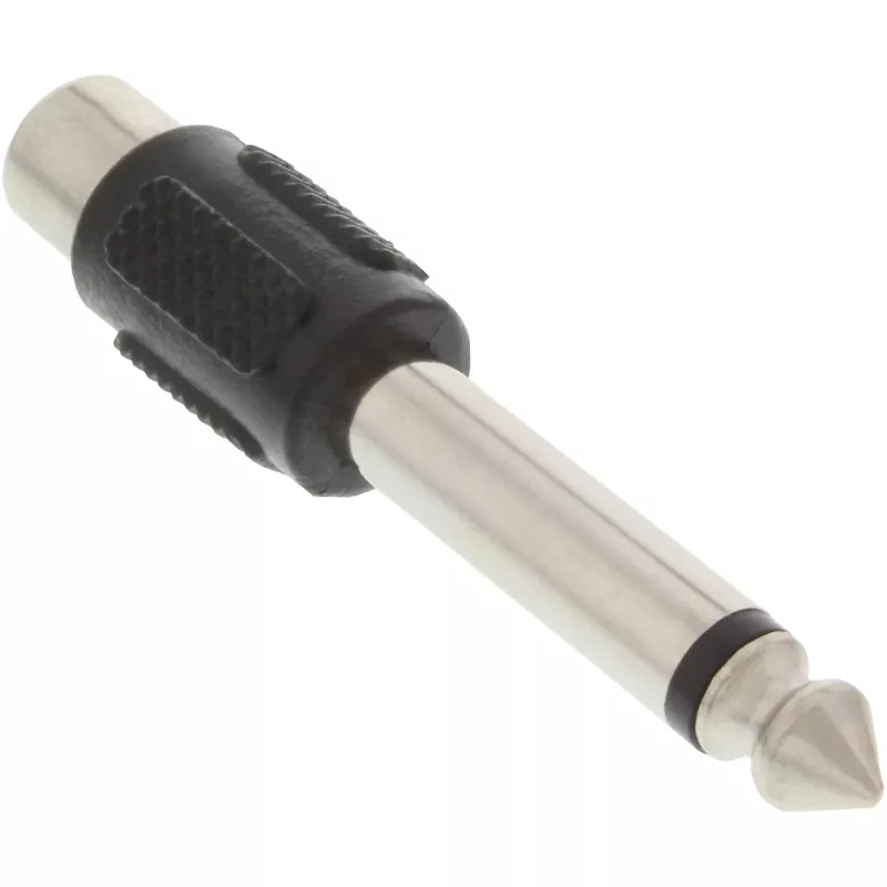 Adattatore audio InLine 6,3mm maschio RCA femmina mono 99322