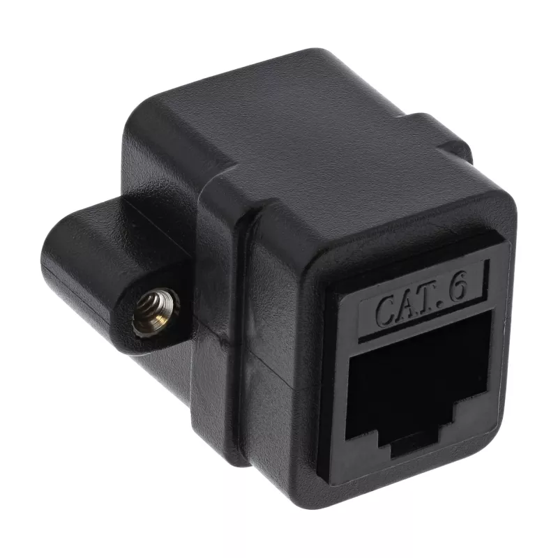 InLine Giunto per cavo patch UTP 2x RJ45 femmina per installazione