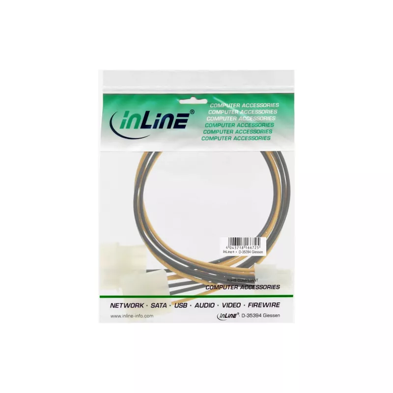 Cavo adattatore di alimentazione InLine 2x 5,25