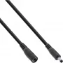 Prolunga DC InLine, spina/presa DC 4,0x1,7mm, nero, 3m