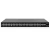 Switch Intellinet 48 porte Gigabit Ethernet PoE+ Layer 2+ gestito con sei uplink 10G SFP+ conforme IEEE 802.3at/af (PoE+/PoE), budget PoE 450 W, Layer 2+/Layer 3 Lite, 6 x 10G SFP+ aperti