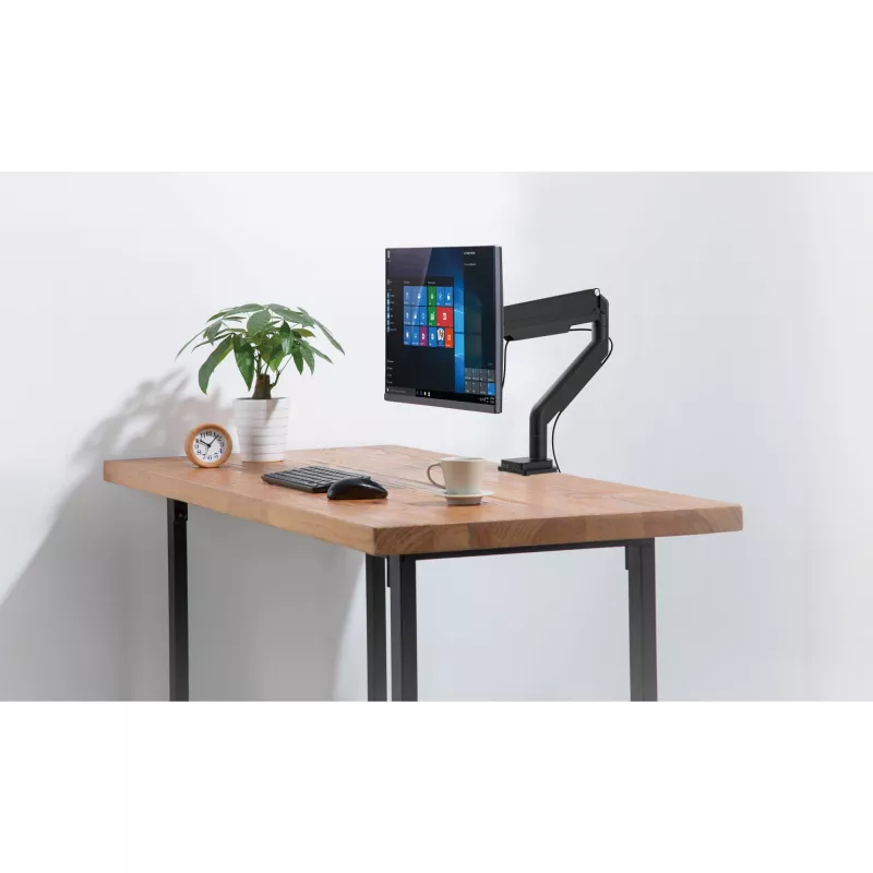 Supporto da tavolo InLine con sollevamento e USB/audio fino a max. 82 cm 32 pollici 9 kg