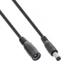 Cavo prolunga DC InLine, connettore maschio/femmina DC 5,5x2,1mm, nero, 0,5 m