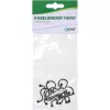 Fascette twist InLine 22 mm, nero, 10 pezzi — fissacavi/fili