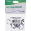 Fascette twist InLine 26–30 mm nero, 10 pezzi — organizzatore cavi/cordini, lunghezza 30 mm