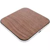 InLine Qi woodcharge, caricabatterie rapido wireless, 5/7,5/10W/15W, USB-C, senza logo