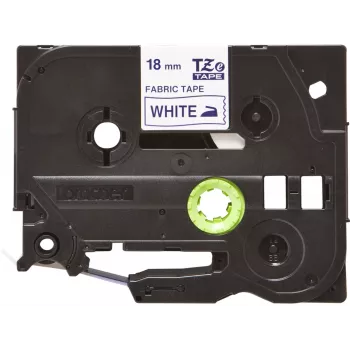 Nastro etichettatrice Brother TZE-FA4 blu su bianco