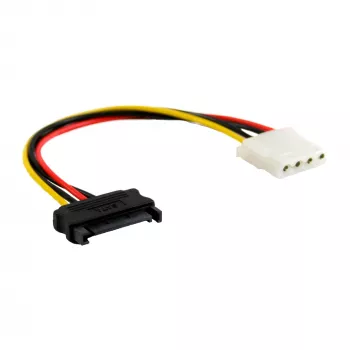 Cavo adattatore alimentazione SATA connettore femmina 15 pin / connettore maschio 4 pin 0,15 m InLine 29669