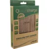 Caricabatterie rapido wireless InLine Qi woodcharge 5/7,5/10W/15W USB-C