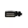Cavo InLine USB 2.0 Smart angolare + reversibile Type-A maschio / femmina nero 1m