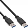 Cavo InLine USB 3.2 Gen.1 Type-A maschio / A maschio nero 0,5 m