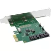 Scheda interfaccia InLine 2 porte SATA 6Gb/s x1 PCIe 2.0 RAID 0 / 1 / SPAN