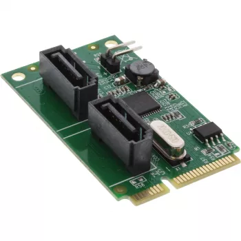 Scheda InLine Mini-PCIe 2.0 2x SATA 6Gb/s RAID 0 / 1 / SPAN