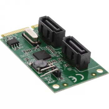 Scheda InLine Mini-PCIe 2.0 2x SATA 6Gb/s RAID 0 / 1 / SPAN