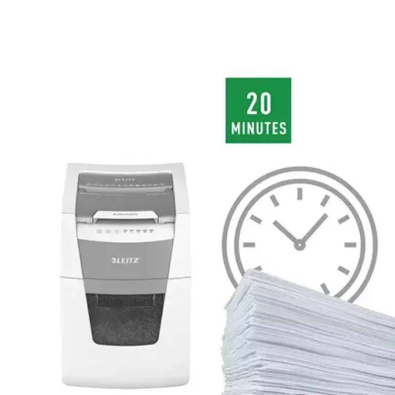 Distruggidocumenti automatico Leitz IQ Autofeed Small Office 100 P5