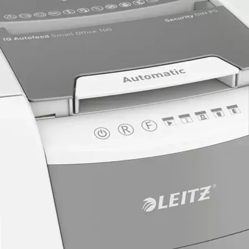 Distruggidocumenti automatico Leitz IQ Autofeed Small Office 100 P5