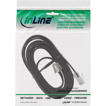 Cavo modulare InLine RJ45 8P6C su RJ12 6P6C maschio / maschio 10 m