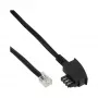 Cavo InLine TAE-N TAE-N / RJ11 6P4C 1m, 1 m, TAE-N, RJ11, maschio, maschio, nero