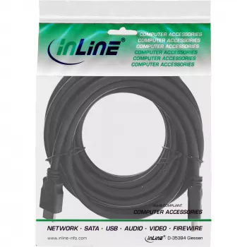 Cavo HDMI High Speed InLine 17607E 7,5 m maschio/maschio nero