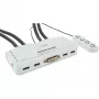 InLine switch KVM 4 porte DVI-D + USB + audio incl. 2 set di cavi