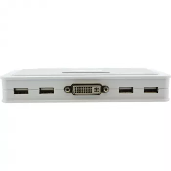 InLine switch KVM 4 porte DVI-D + USB + audio incl. 2 set di cavi