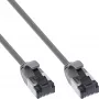 Cavo patch InLine sottile, U/FTP, Cat.8.1, TPE senza alogeni, grigio 0,5 m