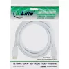 Cavo HDMI High Speed InLine con Ethernet, M/M, bianco, contatti dorati, 1,5 m