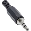 Connettore maschio stereo audio 3,5 mm InLine 99100 versione da saldare