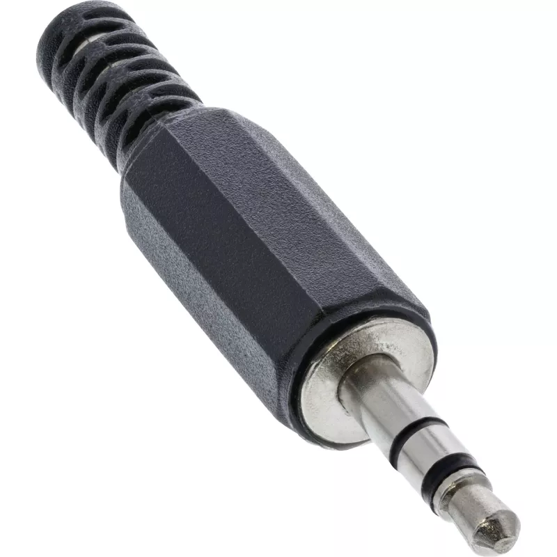 Connettore maschio stereo audio 3,5 mm InLine 99100 versione da saldare
