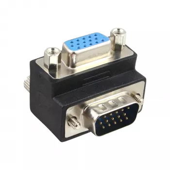 InLine adattatore VGA 90° 15 Pin maschio / femmina, InLine, 37248I