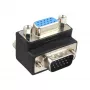 InLine adattatore VGA 90° 15 Pin maschio / femmina, InLine, 37248I