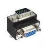 InLine adattatore VGA 90° 15 Pin maschio / femmina, InLine, 37248I