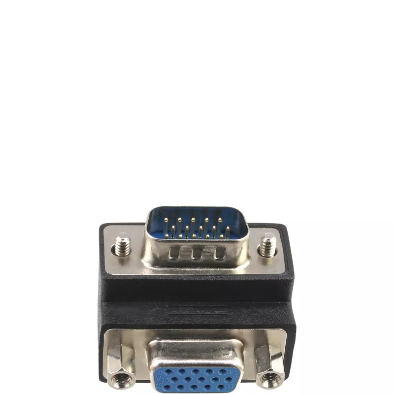 InLine adattatore VGA 90° 15 Pin maschio / femmina, InLine, 37248I