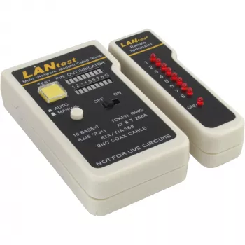 InLine tester per cavi di rete 79998 per BNC RJ11 RJ45