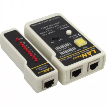InLine tester per cavi di rete 79998 per BNC RJ11 RJ45