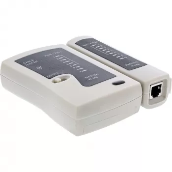 InLine tester per cavi e connettori RJ45 con 9 LED di controllo