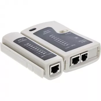 InLine tester per cavi e connettori RJ45 con 9 LED di controllo