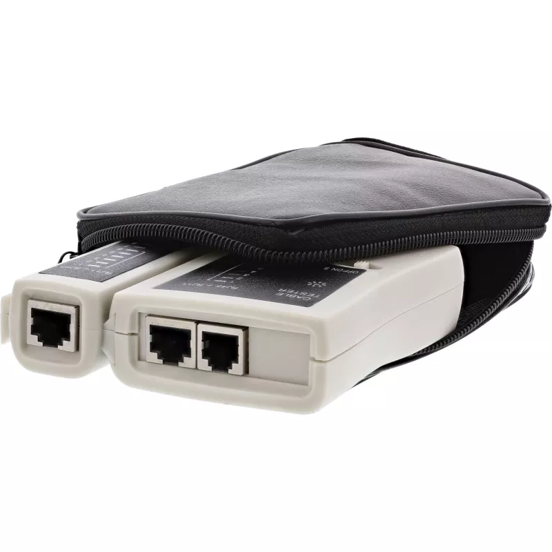 InLine tester per cavi e connettori RJ45 con 9 LED di controllo