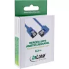 Cavo tondo InLine SATA 6Gb/s, un lato ad angolo retto 90°, con bloccaggio, 0,5 m