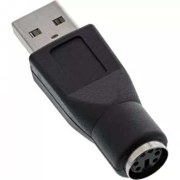 Adattatore USB InLine connettore maschio Type-A su connettore femmina MD6 connettore femmina PS/2