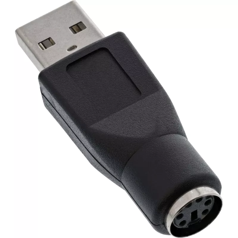 Adattatore USB InLine connettore maschio Type-A su connettore femmina MD6 connettore femmina PS/2